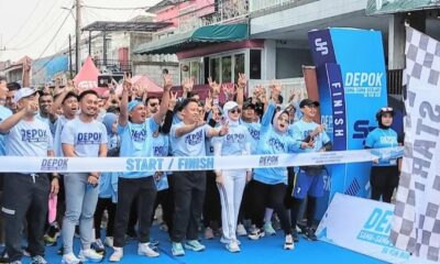Depok Rindu Hiburan, Event Lari Supian-Chandra Diserbu Peserta