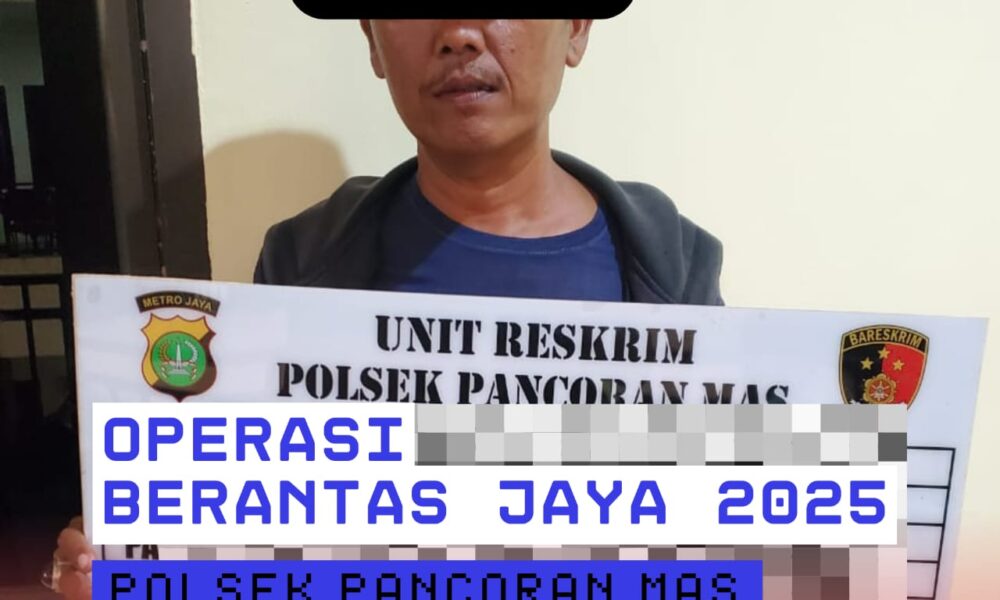 Polsek Pancoran Mas Tangkap Dua Juru Parkir Liar Meresahkan