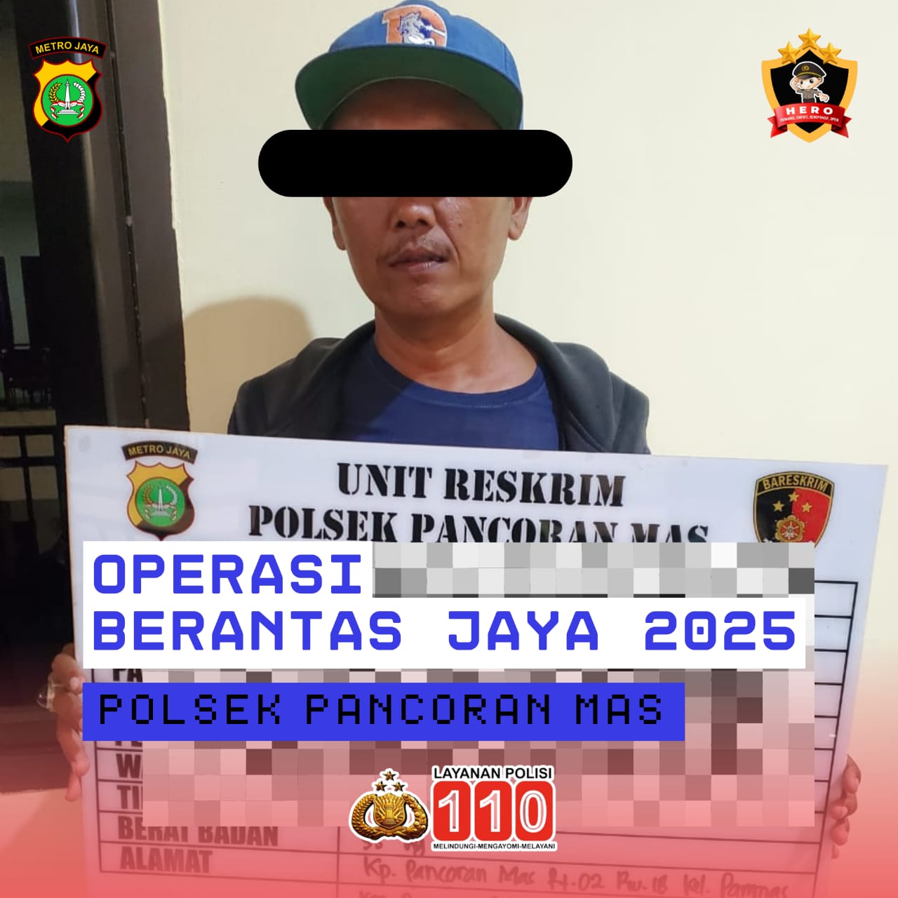 Polsek Pancoran Mas Tangkap Dua Juru Parkir Liar Meresahkan