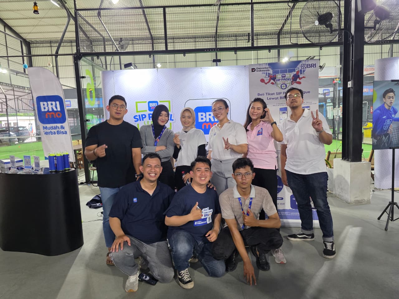 BRI KC Pancoran Dorong Gaya Hidup Digital Lewat BRImo SIP PADEL League 2025